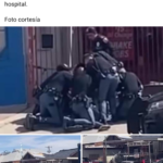 Policias detienen a persona y muere en el Hospital